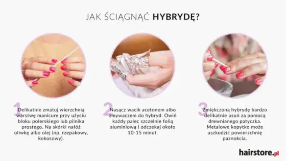 Jak usunąć farbę z paznokci żelowych? Bezpieczne sposoby